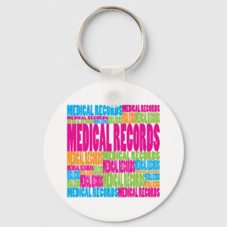 Colorful Medical Records Keychain