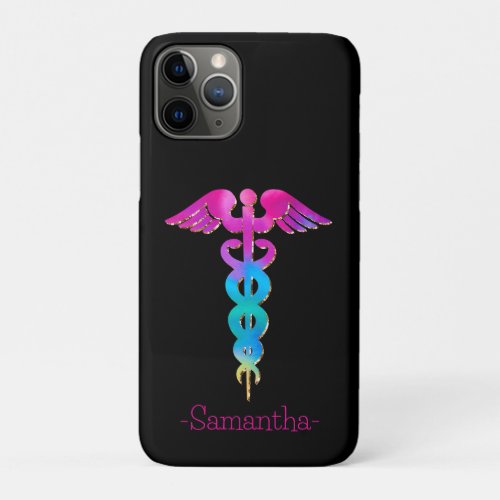 Colorful Medical Sign iPhone 11 Pro Case