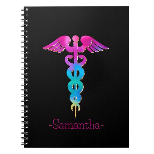 Colorful Medical Sign Notebook