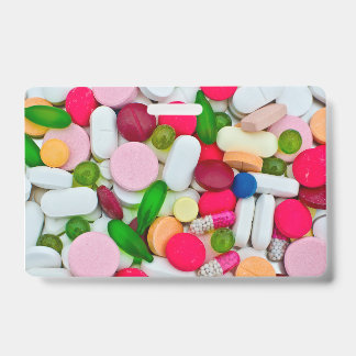 Colorful medicine Pills Badge