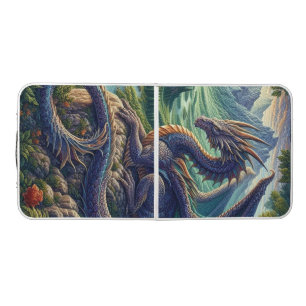 Colorful, Medieval Dragon castle Beer Pong Table