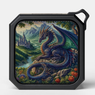 Colorful, Medieval Dragon castle Bluetooth Speaker