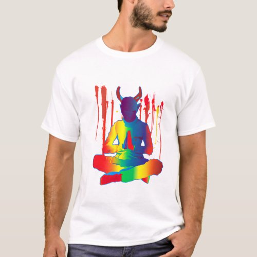  Colorful meditation image  T_Shirt