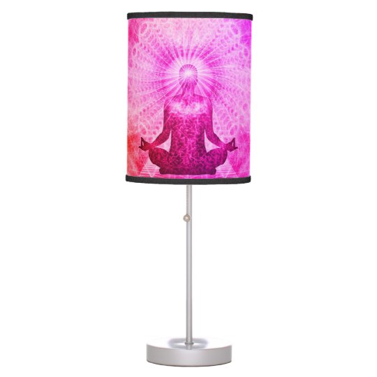 Colorful Meditation Spiritual Yoga Table Lamp