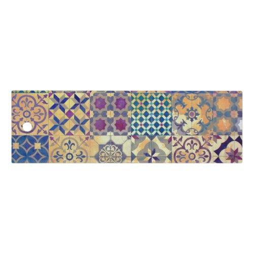 Colorful Mediterranean  Aegean traditional tiles Ruler