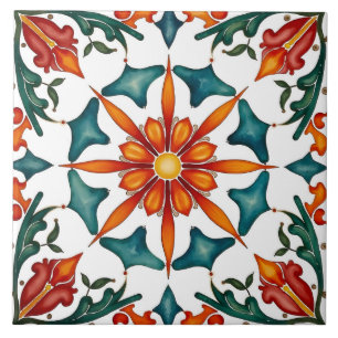 Colorful,Mediterranean ,mosaic, Ceramic Tile