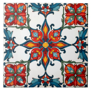 Colorful,Mediterranean,mosaic, Ceramic Tile