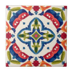 Colorful Mediterranean Pattern Ceramic Tile
