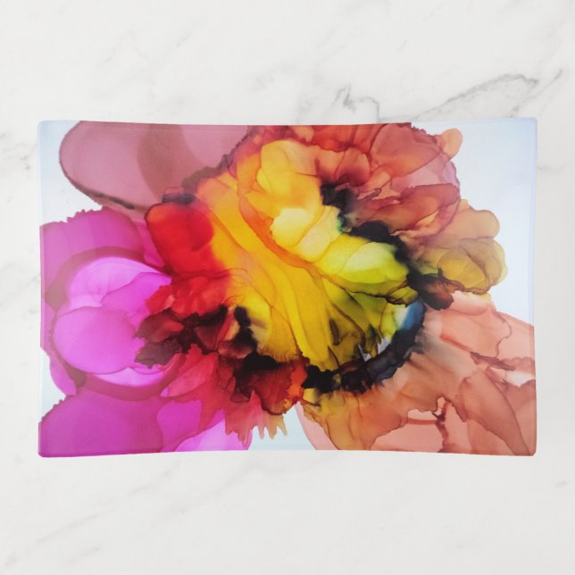 Colorful Medium Trinket Tray (Front)