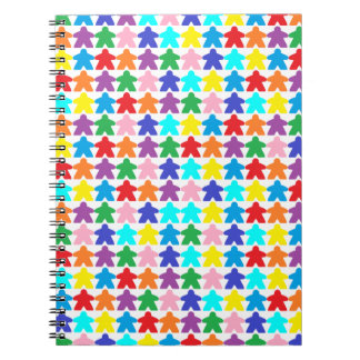 Colorful Meeples Notebook