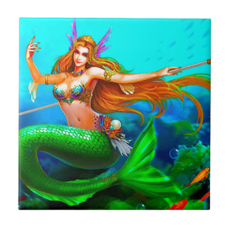 COLORFUL MERMAID PRINCESS TILE