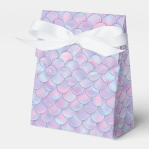 Colorful Mermaid Scale All Ages Birthday Favor Boxes