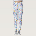 Colorful Mermaid Scale Leggings<br><div class="desc">Pretty and colorful mermaid scale pattern.</div>