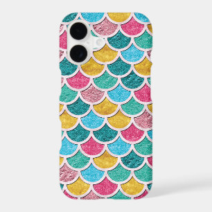 Colorful Mermaid Scales iPhone 17 Case