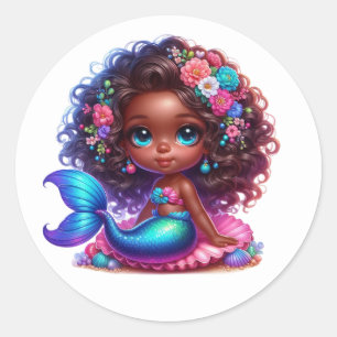 Colorful Mermaid Stickers