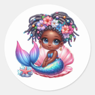 Colorful Mermaid Stickers