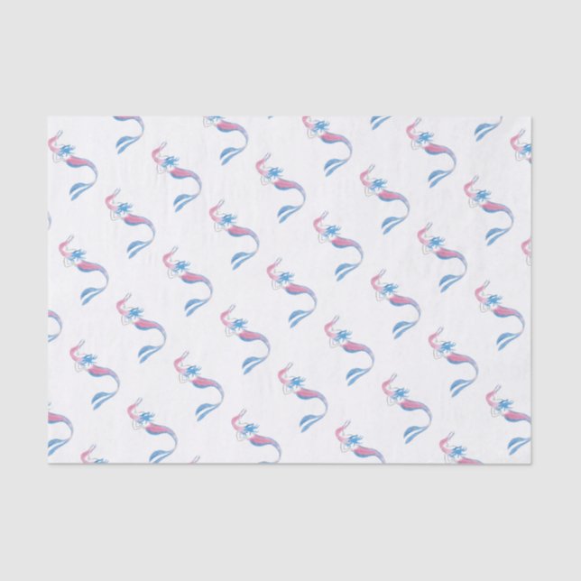 Colorful Mermaid Tissue Paper (Front)