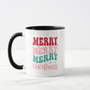 COLORFUL MERRY CHRISTMAS MUG