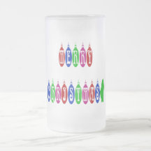 Colorful Merry Christmas Ornament Font