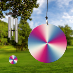 Colorful metallic background wind chime