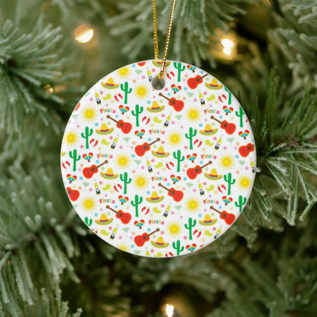 Colorful Mexican Christmas Ornament (Tree)