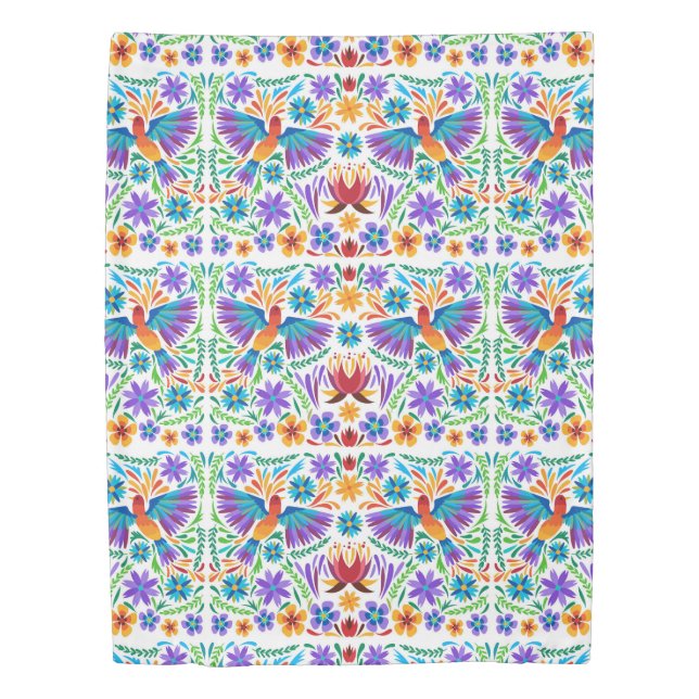 Colorful Mexican Design Duvet Cover (Front)