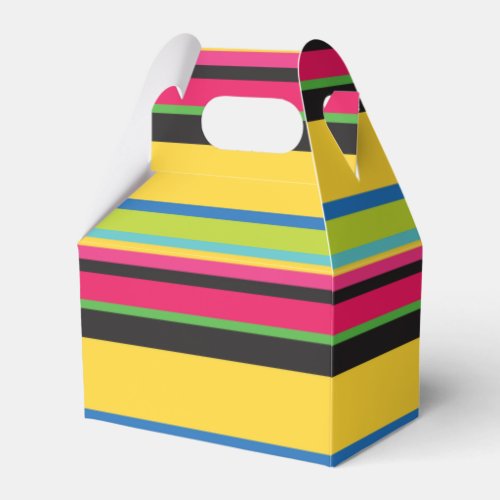 Colorful Mexican Fiesta Favor Boxes