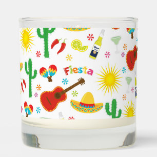 Colorful Mexican Fiesta Scented Jar Candle