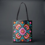Colorful Mexican Floral Fiesta Tote Bag<br><div class="desc">Colorful Mexican Floral Fiesta Tote Bag</div>