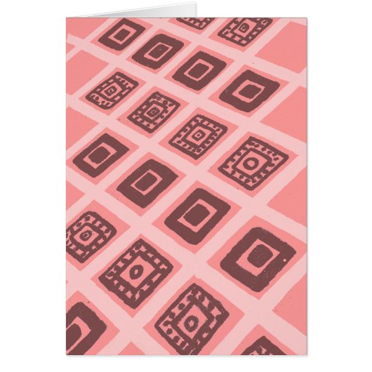 Colorful Mexican Geometric Pattern Cards (Front)