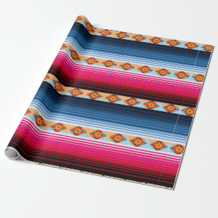 Colorful Mexican Rug Wrapping Paper