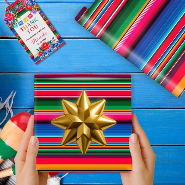 Colorful Mexican Serape Gift Wrapping Paper (Creator Uploaded)