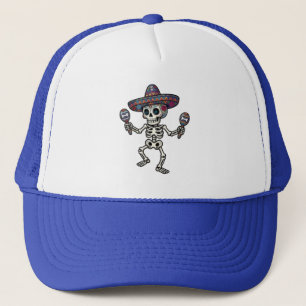 Colorful Mexican Skeleton Hat