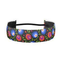 Colorful Mexican Style Floral Pattern Elegant Bold