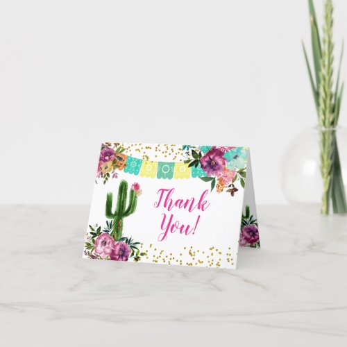 Colorful Mexican Taco bout Love Folded Card