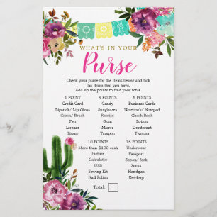 Colorful Mexican Taco bout Love Purse Game