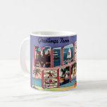 Colorful Miami Beach Greeting  Coffee Mug<br><div class="desc">Terrific  retro postcard greeting from Miami Beach,  Florida repurposed!</div>