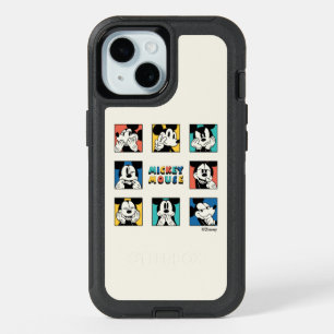 Colorful Mickey Mouse Grid iPhone 15 Case