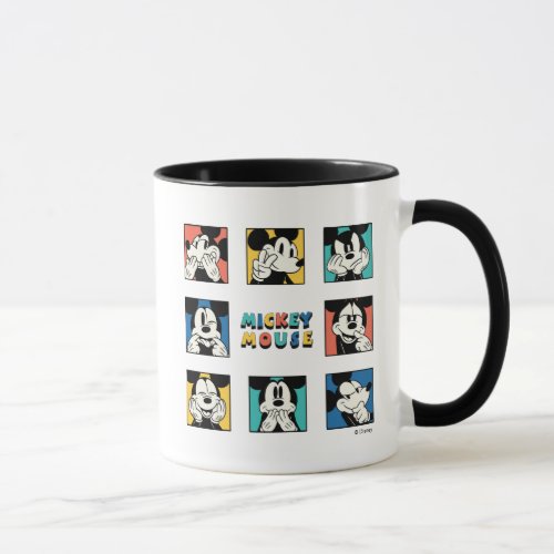 Colorful Mickey Mouse Grid Mug