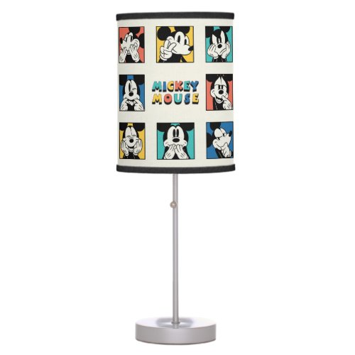 Colorful Mickey Mouse Grid Table Lamp