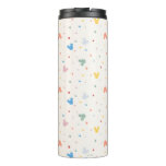 Colorful Mickey Mouse Icon and Dot Toss Pattern Thermal Tumbler