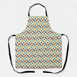 Colorful Mid Century decoration Apron
