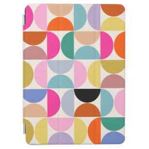 Colorful Mid Century Modern Abstract Pattern iPad Air Cover