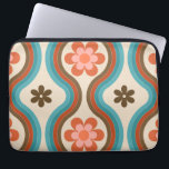 Colorful Mid Century Modern Floral Rainbow Retro Laptop Sleeve<br><div class="desc">This cool laptop sleeve,  featuring mid century modern floral & rainbow pattern would make a wonderful gift for someone,  who loves retro!</div>