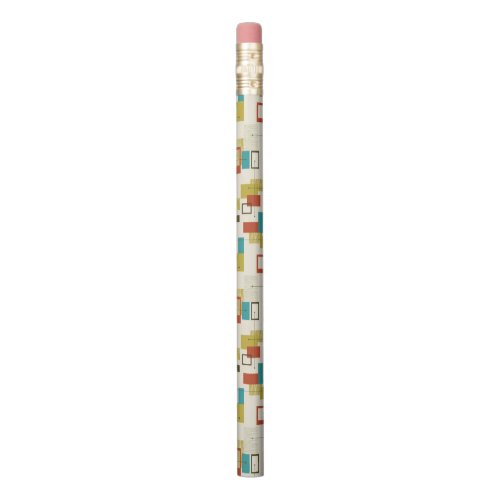 Colorful Mid_Century modern geometric shapes Pencil