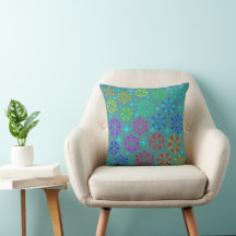 Colorful Mid Century Retro Pattern Art Design