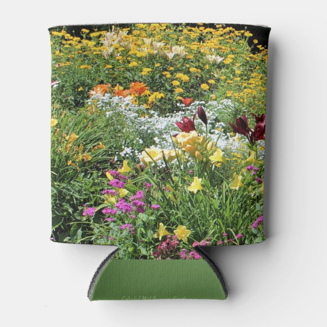 Colorful Mid-Summer Gardens! Can Cooler (Front)