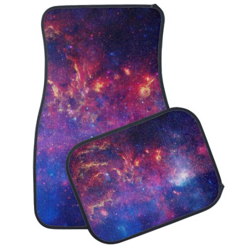 Colorful Milky Way Galaxy Car Floor Mat