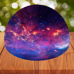 Colorful Milky Way Galaxy Paperweight