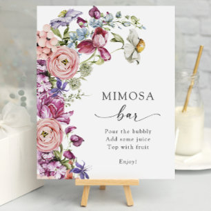 Colorful Mimosa Bar Poster